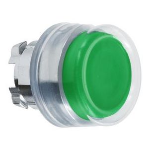 Drukknop Ø22mm met kapje Groen