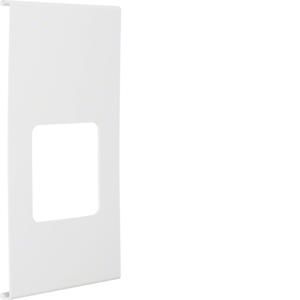 Afdekplaat voor goot 1-voudig FB 230mm breed verkeerswit