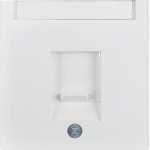 Centraaldeel RJ-data 1v stof berker S.1/B.3/B.7 polar wit glans