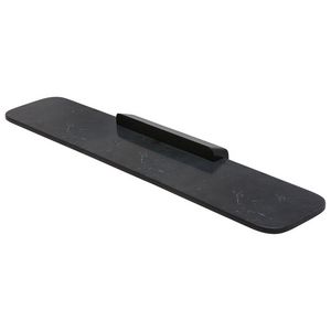 Planchet 600mm zwart met matzwarte marmerlook SHIFT
