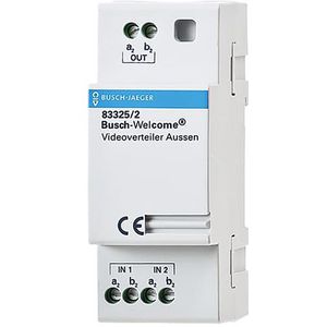 Welcome video-verdeler-buiten DIN-rail