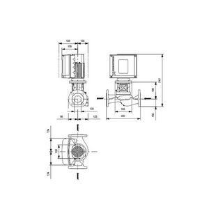Inlinepomp TPE2 100-120-N-A-F-A-BQQE 3x400V PN16