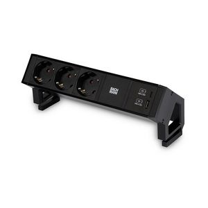 Desk 2 3x 230V RA 1x USB A/C chrgr 0,2m GST o.g. incl. klem