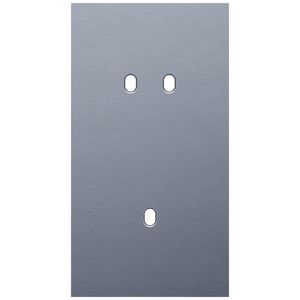 Tweevoudige afdekpl. verticaal 71mm centerafstand een tweevo