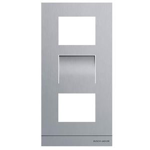 Welcome IP kader video buitenpost 3 modules mt 1/3 edelstaal (41383CF-S-03)