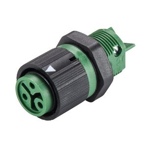 Schroef RST16I3 female chassis groen VVE=100