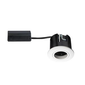 MR16 frame 87,5mm rond wit RAL9010 IP20 met aansluitbox excl