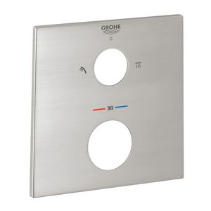 Rozet 49102DC0 supersteel (rvs look)