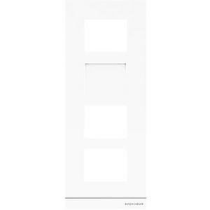 Welcome IP Kader video buitenpost 4 modules maat 1/4 Wit (41384CF-W-03)