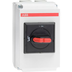 Lastscheider 2P DC 21 32 A/660VDC Zwarte knop