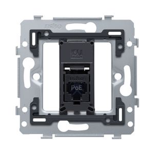 Mechanisme 1RJ45-aansl. UTP Cat. 6 PoE++ vlak