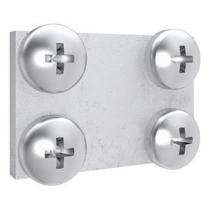 Set a 4st. Paneelconnector Prisma XS Dubbel