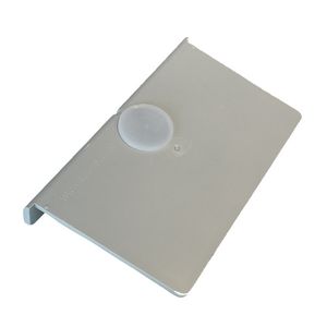 ABS reukscherm met gat RAL 7035