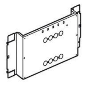 Montageplaat voor 2xDPX IS 630 36 modulen XL3