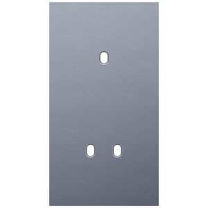 Tweevoudige afdekpl. verticaal 71mm centerafstand een enkelv