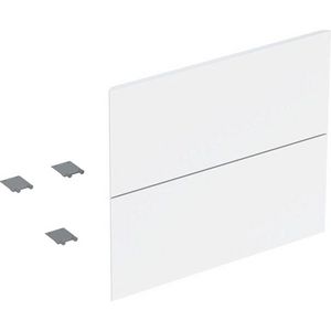 ONE ondrkst wstfl twee schfladen B60cm Wit/glkt hggl