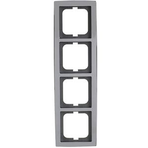 Afdekraam 4v s-chroom glans (1724-80G)