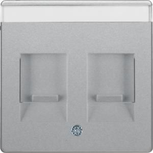 Centraaldoos RJ-datacontactd. 2v berker Q.1/Q.3/Q.7 alulook