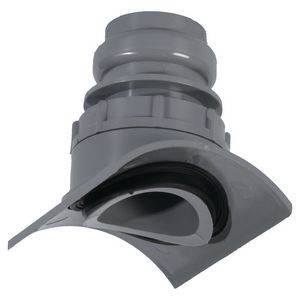 PVC klemaanboorzadel 125x50mm gat 57mm