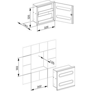 Modul Wastafel 2 scharnieren links 44985011701