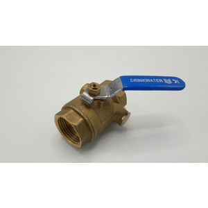 Afsluitkraan 1" kiwa ww rood S102344