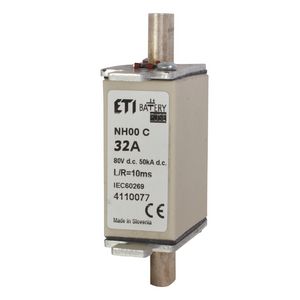 Zekering NH000 gBat 32A/80V DC 4110077 VVE=3