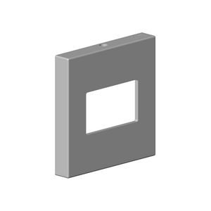 Rozet regendouche Wand 60X9X60mm-BG