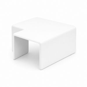 Zak a 2st. vlakhaakstuk 20X10mm wit