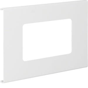 Afdekplaat voor goot 2-voudig FB 150mm breed verkeerswit