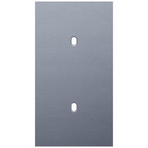 Tweevoudige afdekpl. verticaal 71mm centerafstand twee enkel