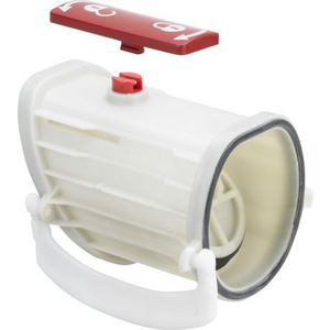 Inzetdeel DN50 kunststof/natuur