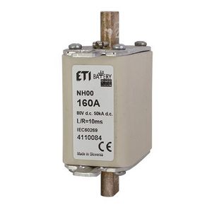 Zekering NH00 gBat 63A/80V DC 4110080 VVE=3