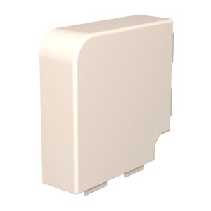 Deksel platte hoek 60x170mm polyvinylchlorid creme wit VVE=2