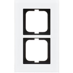 Afdekraam 2v s-witglas