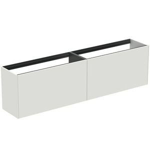 Conca wastafelmeubel 200x37x55cm 2 laden zonder afdekblad matt white