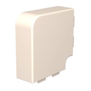 Deksel platte hoek 60x150mm polyvinylchlorid creme wit VVE=2