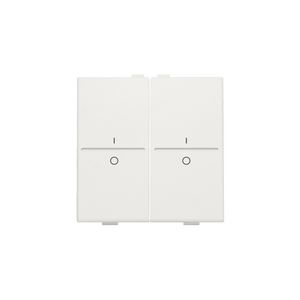2-voudige toets met opdruk I en 0 RF schakelaar/knop white