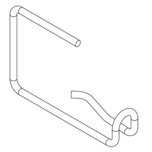 Toiletrolhouder voor TMA toiletsteunen wit