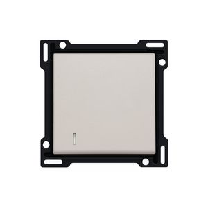Afwerkingsset met lens voor enkelvoudige schakelaar of drukknop light
