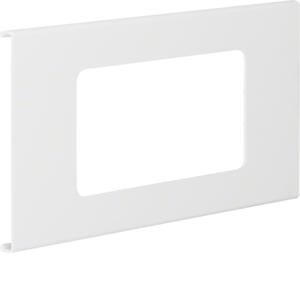 Afdekplaat voor goot 2-voudig FB 130mm breed verkeerswit