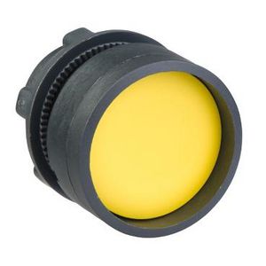 Kop drukknop Verlaagd Terugvering Ø22mm Geel Harmony XB5