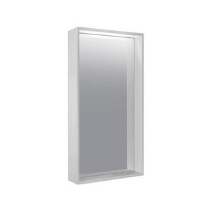 Lichtspiegel Plan DALI 460x850x105mm zilver geborsteld geëlox