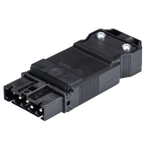 Stekerdeel met trekontlasting GST15I4S B1 ZR1 zwart VVE=50