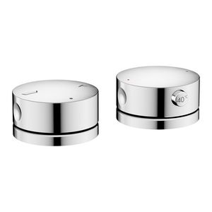 2-gats badrandmengkraan + thermostaat AXOR One chroom