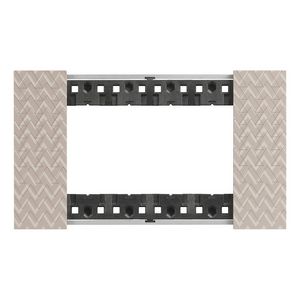 Afdekplaat 4 module optic K4704 LivingNow