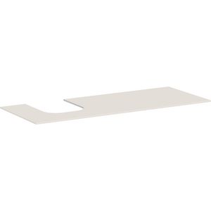Console 1370x550mm met uitsparing. links countertop Xevolos E 54205780