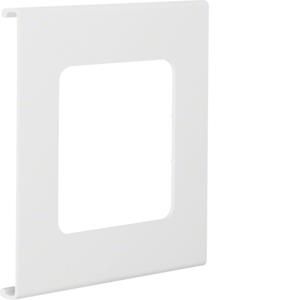 Afdekplaat voor goot 1-voudig FB 130mm breed verkeerswit