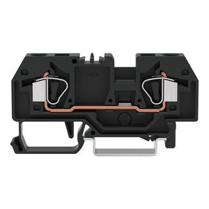 2-draads rijgklem 6mm² Markering midden zwart 282-905 VVE=50