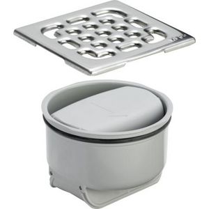 Stankslot 90x62 kunststof/grijs