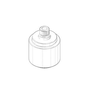 Bevestiging kapmontage 24x30,2mm chr